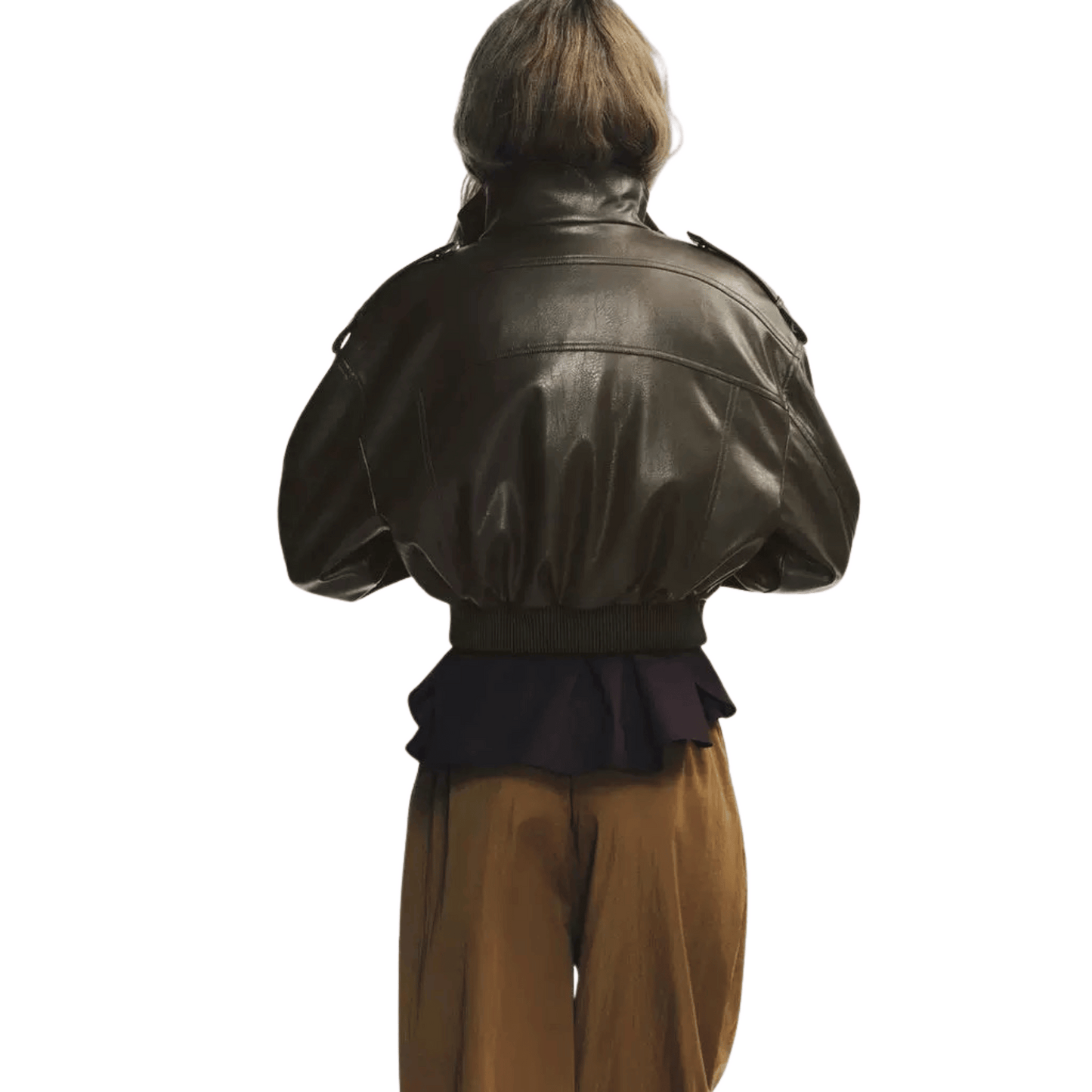 "Yara" Bomber Lederjacke