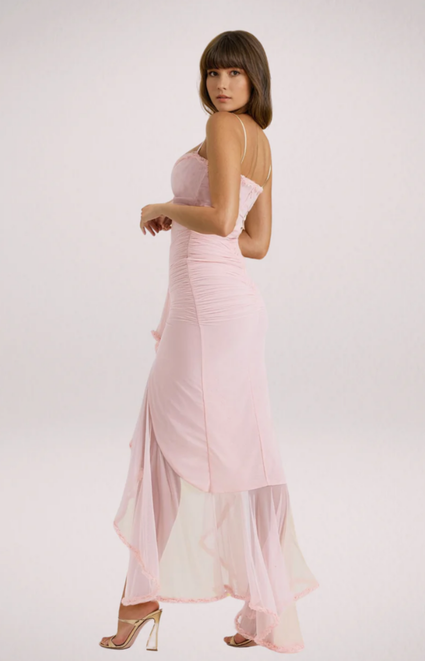 "Stacy" Maxikleid mit Volants