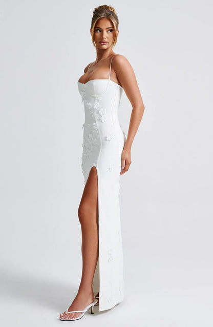 "Mariana" Maxikleid mit Blumen