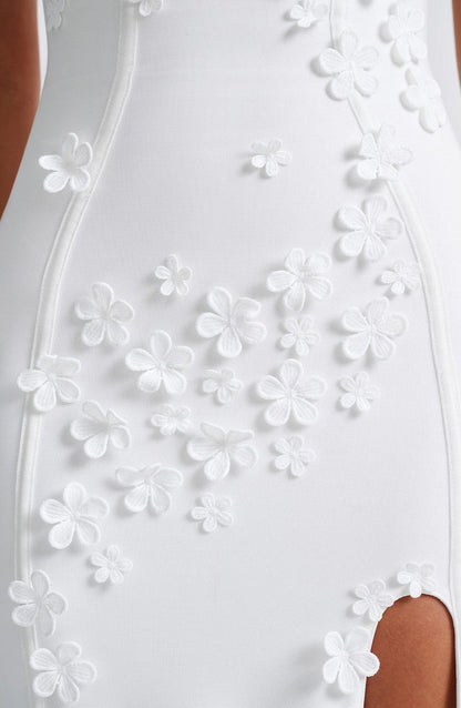 "Mariana" Maxikleid mit Blumen