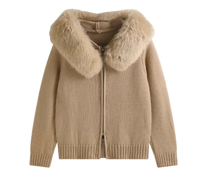 "Emilia" Fur Cardigan