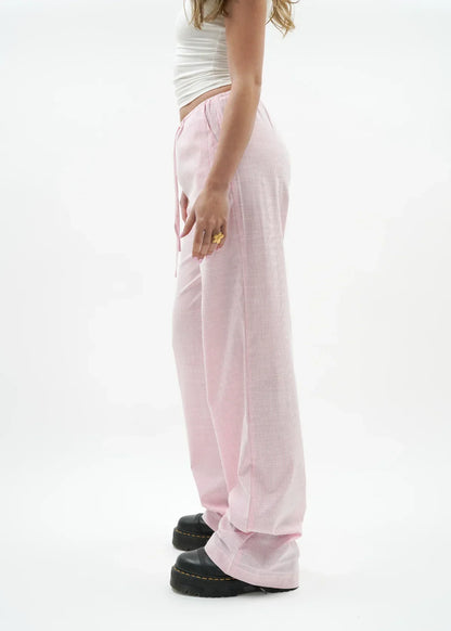 "Jennifer" Leinenhose Rosa