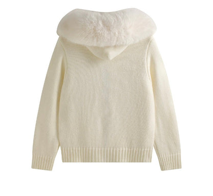 "Emilia" Fur Cardigan