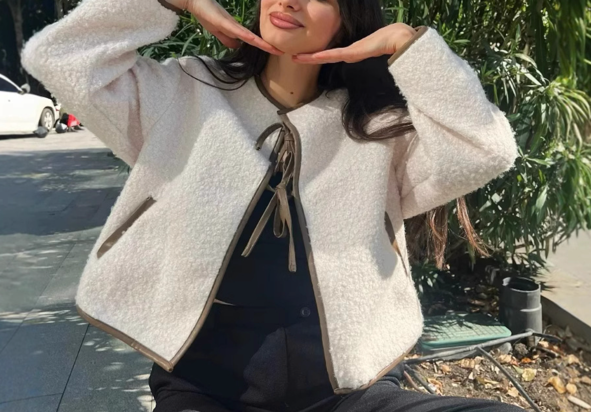 "Belinda" Cardigan mit Schleife