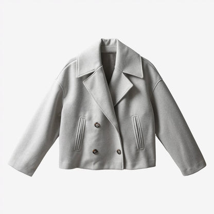 "Ida" Cropped Trenchcoat